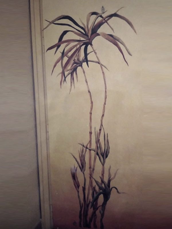 Mural en puerta